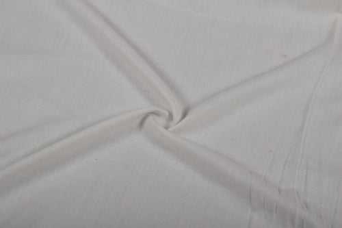 Cream Plain Herringbone Rayon Fabric
