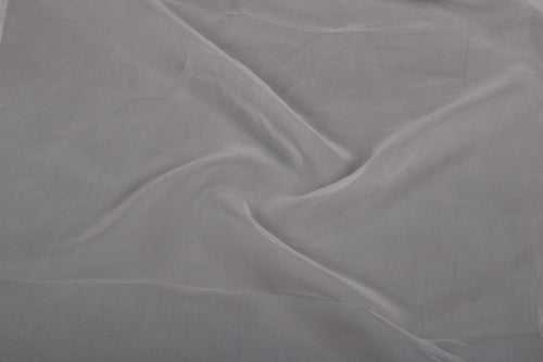 Light Gray Plain Viscose Organza Fabric