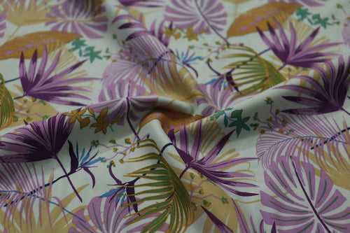Multicolor Floral Printed Rayon Fabric