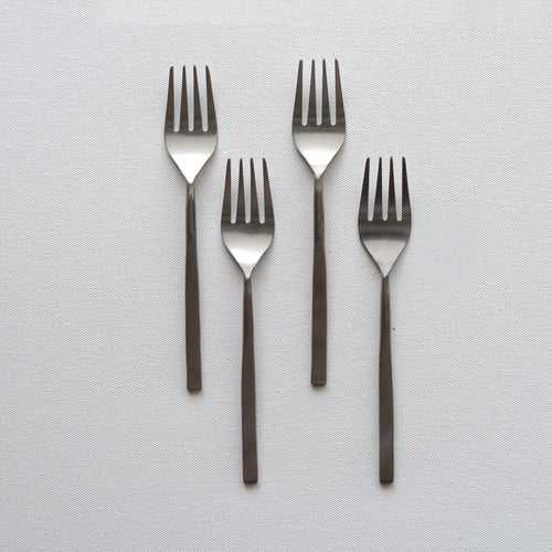 Wabi Dinner Forks, Stainless Steel