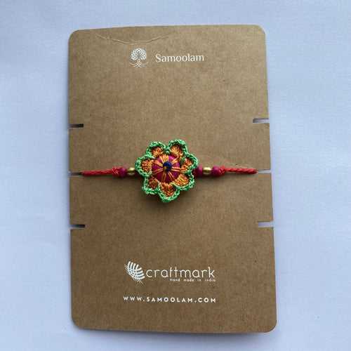 Recycled Crochet Rakhi