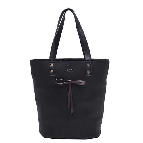 RUSSELL WOMEN'S TOTE BAG - CHARCOAL BLACK