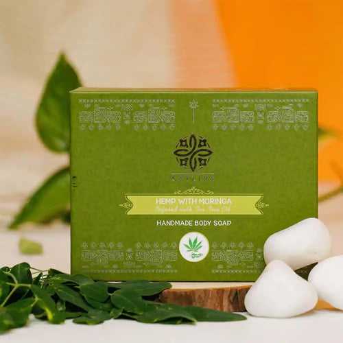 Hemp with Moringa Body Soap Bar - Controls acne & excess oil production