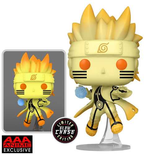 Funko Pop! Naruto: Shippuden - Naruto Uzumaki (Kurama Link Mode) #1465 - AAA Anime Exclusive CHASE