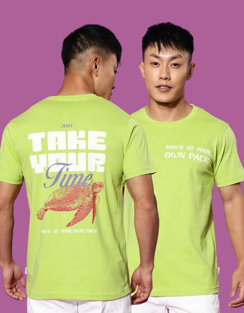 Take Your Time Lemonade Back Printeded Back Graphic Printed Tshirt