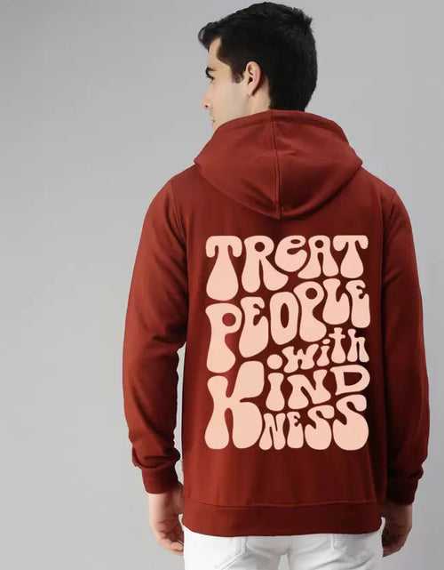 Veirdo Rust Back Typographic Printed Hoodie