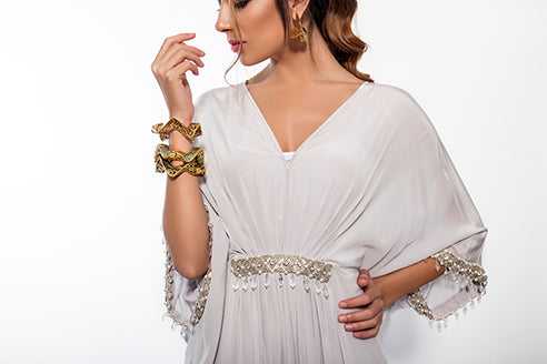 Cream Maharani Kaftan