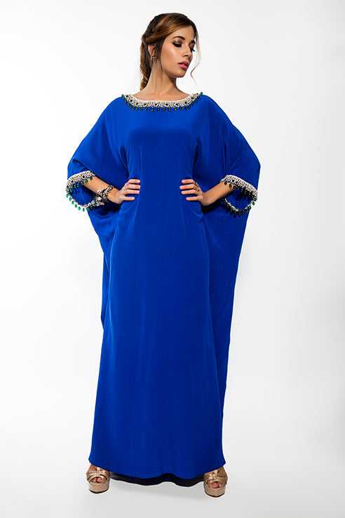 Royal Blue Maharani Kaftan