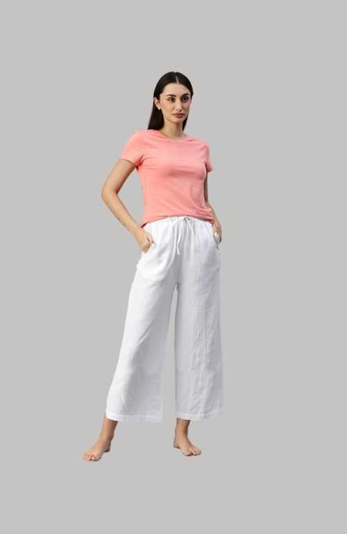 The Snow Classic Softness Cotton Wide Leg