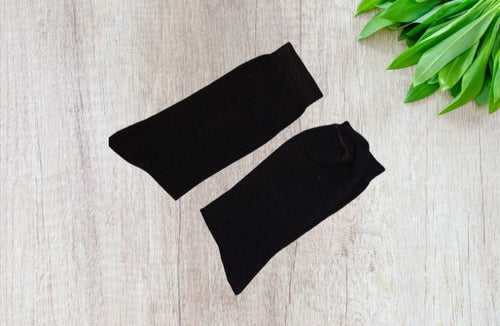 Space Dye Originals Calf Socks - Black