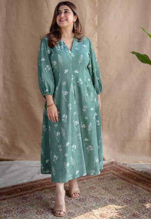 Taima Dabu Slub Cotton Dress