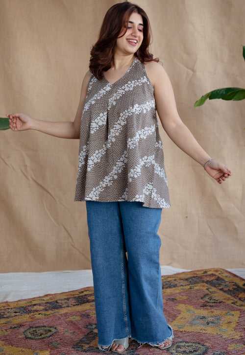 Tiksha Batik Cotton Top