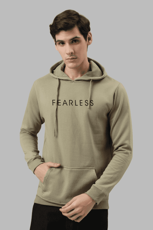 ADRO Fearless Printed Hoodie/Sweatshirt for Men