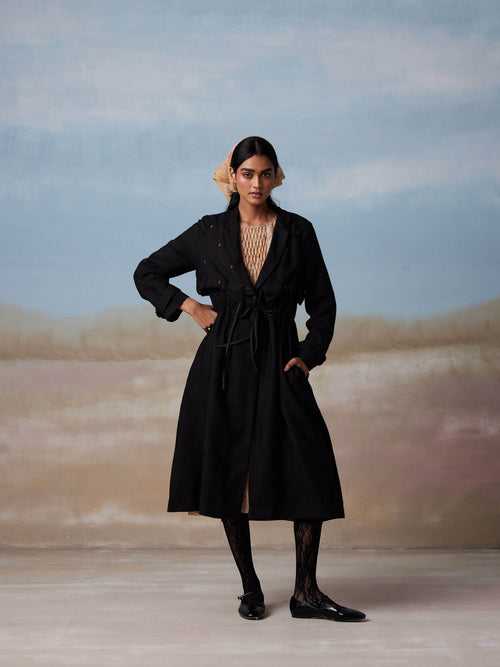 Myna Merino Trench Coat