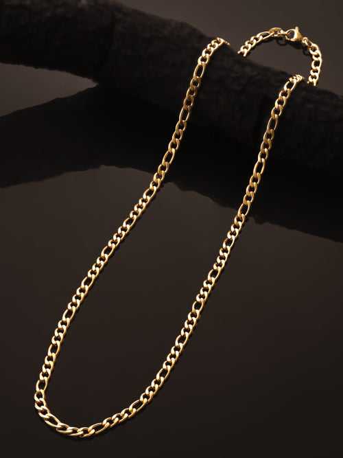 Rubans Voguish Men 18KT Linked Chain Necklace