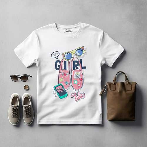 Charismatic & Chic  - Women's Printed Round Neck Tees Collection