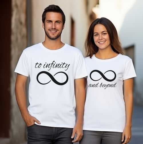 Infinity - Beyond Couple Graphic Printed T-Shirt