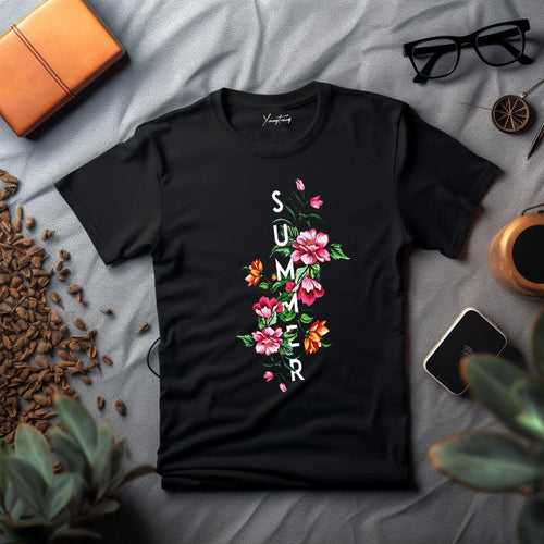 Chic & Charismatic - Women's Printed Round Neck Tees Collection
