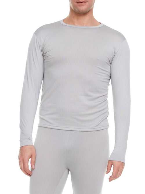 Warmth Redefined: Men's Thermal Tops for Every Adventure! - (Grey)