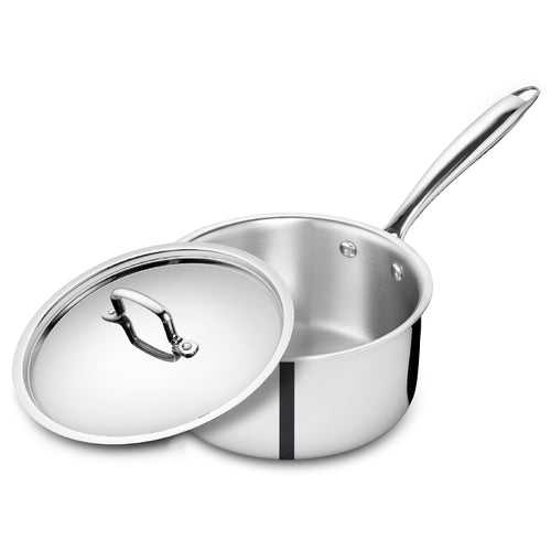 KENT Tri-Ply Sauce Pan with SS Lid 16cm