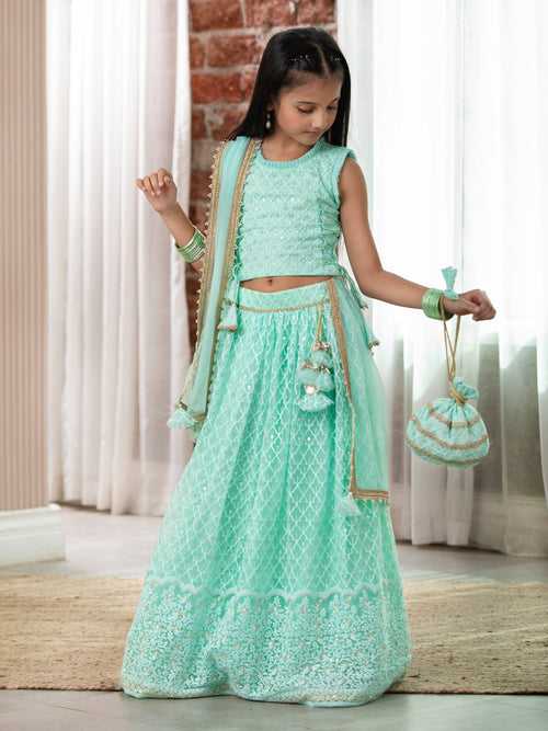 Mint Fresh Lehenga Set