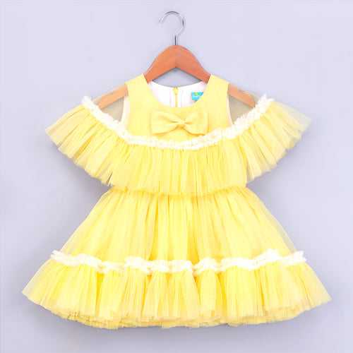 Magical Yellow Cape Dress