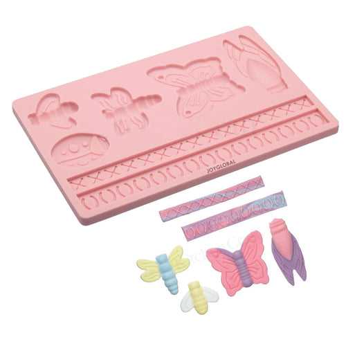 Bugs and Butterfly Shape Silicone Mould