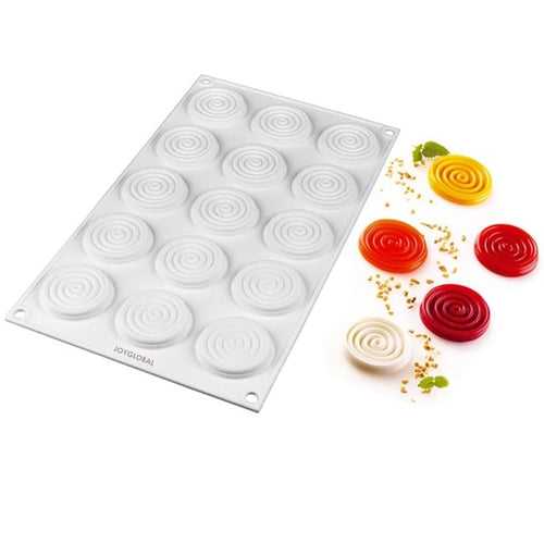 Round Spiral Silicone Mould