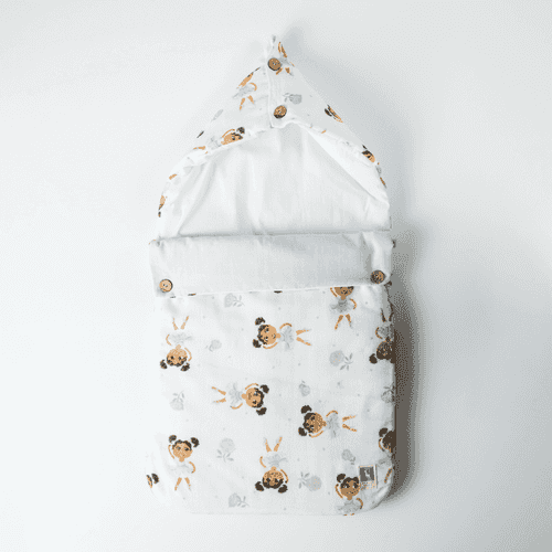 Little Miss Sunshine Baby Carrier Nest (Muslin),Carrying Nest Bag Portable Travelling Bed for Infants for 0-4 Months