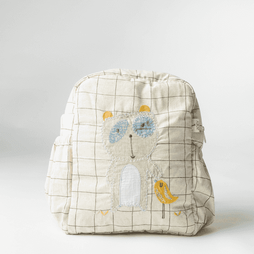 Handcrafted Playful Freddie School Backpack (Toddler Bag)
