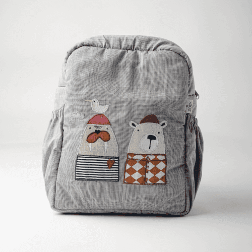 Handcrafted Walrus & The Bear School Backpack (Toddler Bag)