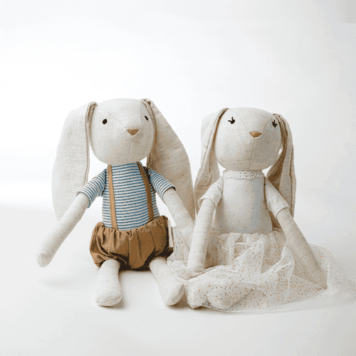 Jojo & Yoko Bunny Soft Toys (Bundle of Two Toys)