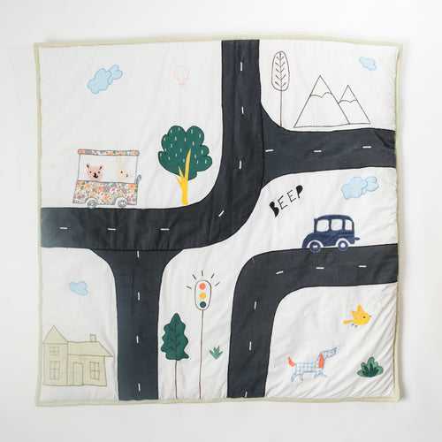 It's Time For A Roadtrip (Handcrafted, Pure Cotton)