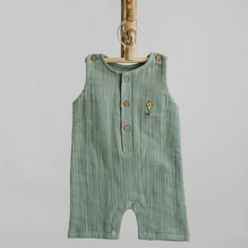 Kite Rider Double Layer Muslin Romper/Jumpsuit/Playsuit