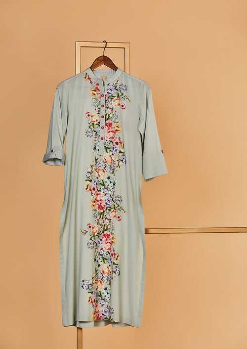 Cotton Printed Kurta with Palazzo