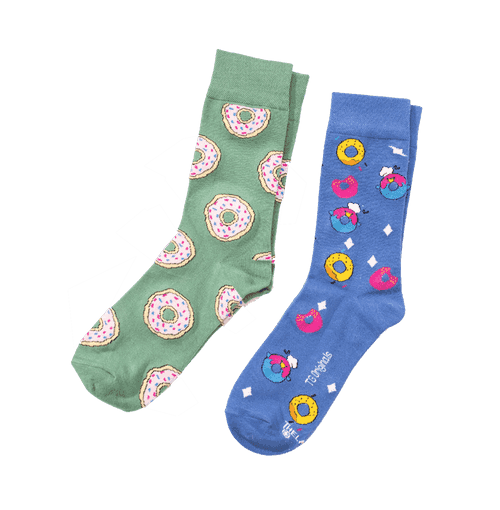 Double Donut Unisex Socks