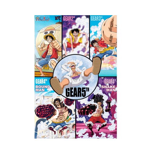 One Piece Gears History Maxi Poster