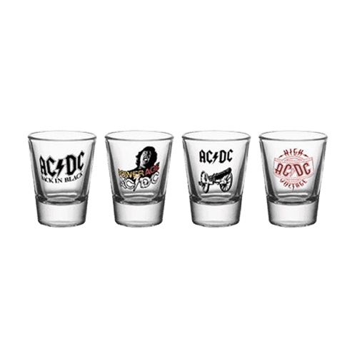 Ac Dc Set Of 4 Shooters
