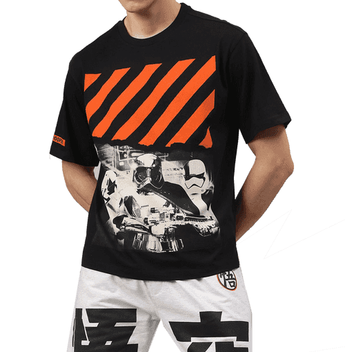 Star Wars 0473 Black Loose Fit Mens T Shirt