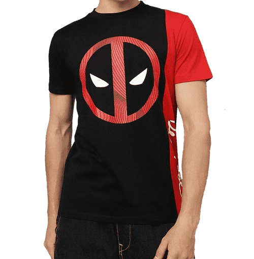 Deadpool 0205 Black Salsa Red T Shirt