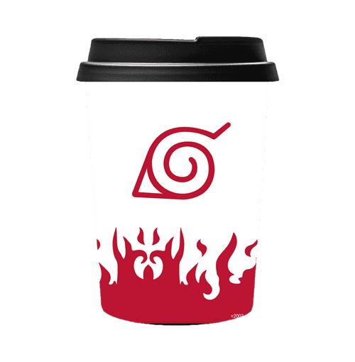 Naruto Leaf Symbol White Idea Cafe Suction Cup
