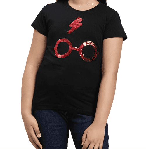 Harry Potter 1770 Black Kids Girls T Shirt