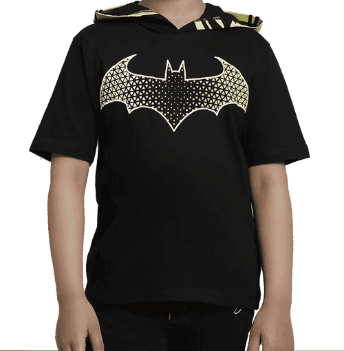 Batman 1686 Black Kids Boys T Shirt