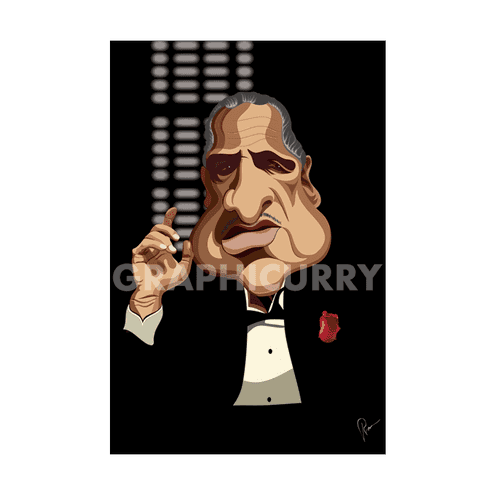 Godfather A4 Wall Art Laminate Graphicurry