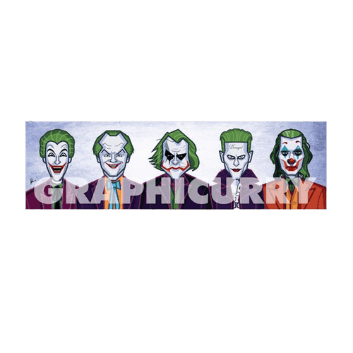 Evolution Of The Clown Wall Art Laminate Graphicurry