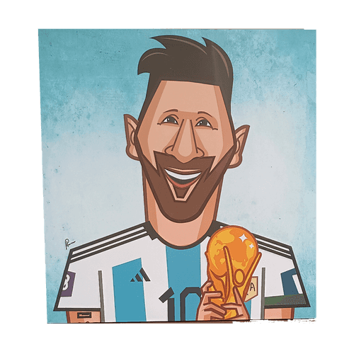 Messi World Cup A3 Laminate