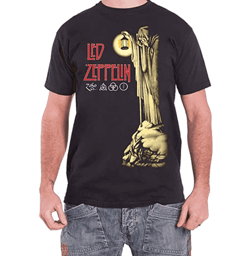 Led Zeppelin Hermit Black T Shirt