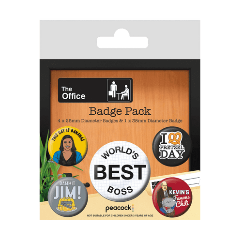 The Office Famous Quotes Badge Pack