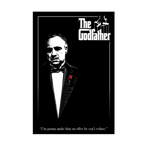 The Godfather Red Rose Maxi Poster