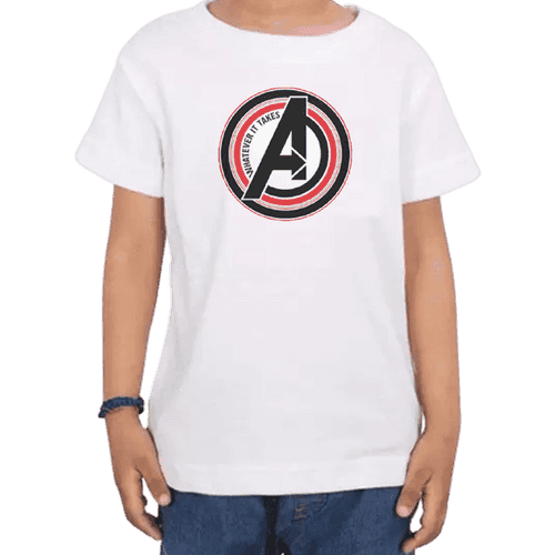 Avengers Whatever It Takes White Kids T Shirt